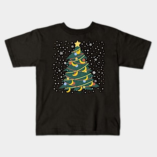 Banana Merry Christmas Kids T-Shirt